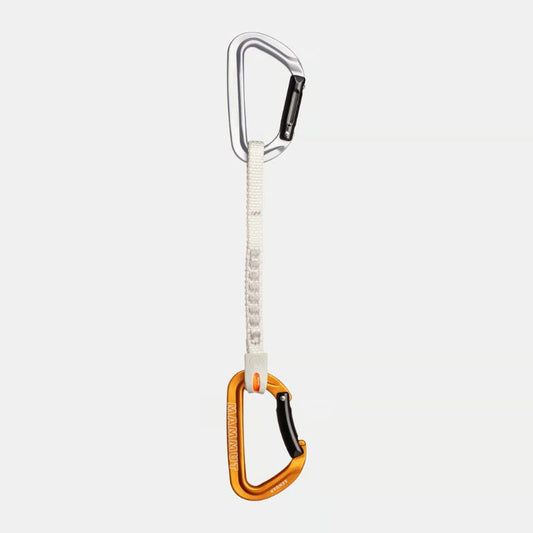 Mammut - Sender Keylock 17cm Quickdraw - Light Grey/Gold