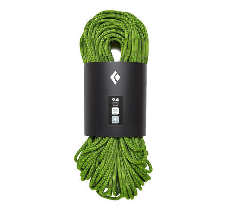 BLACK DIAMOND - 9.4 Dry Climbing Rope - Envy Green