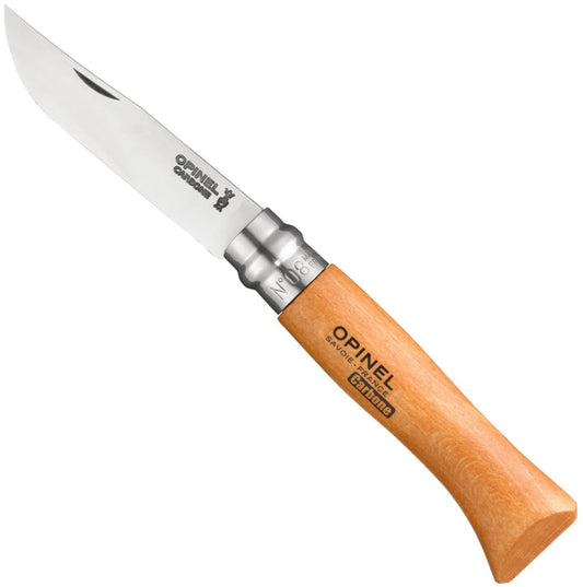 Opinel - No.08 Engraved Handle Folding Knife - Alpine Adventures - Hiking