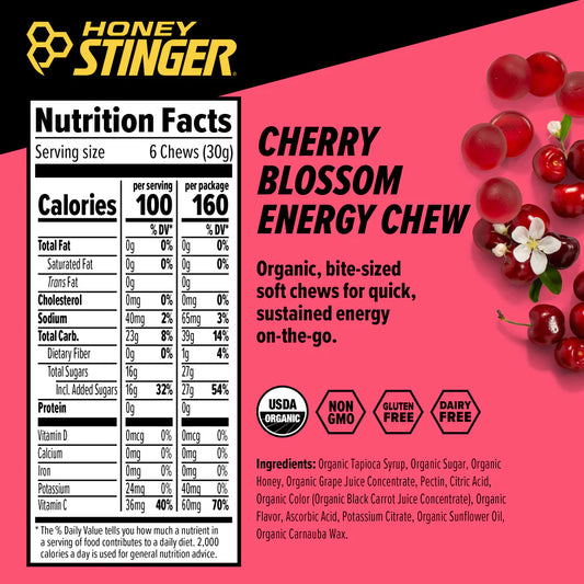 Honey Stinger - Organic Energy Chews - Pink Lemonade