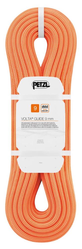Petzl - 9.0 Volta Guide Dry Rope - Orange