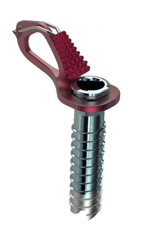 Blue Ice - Aero Lite Ice Screw - Red