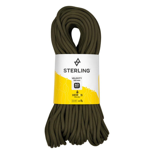 Sterling - Velocity 9.8 XEROS Rope - Olive Drab