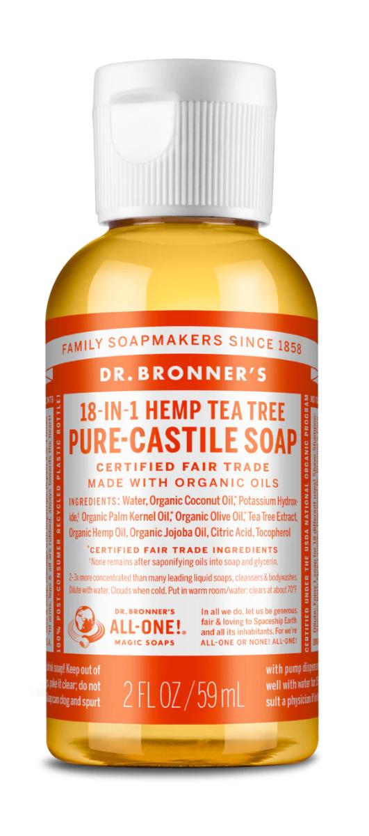 Dr. Bronners - 2oz Pure-Castile Liquid Soap - Tea Tree
